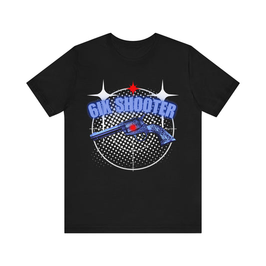 "6IX SHOOTER" Graphic T-Shirt (Design on front)