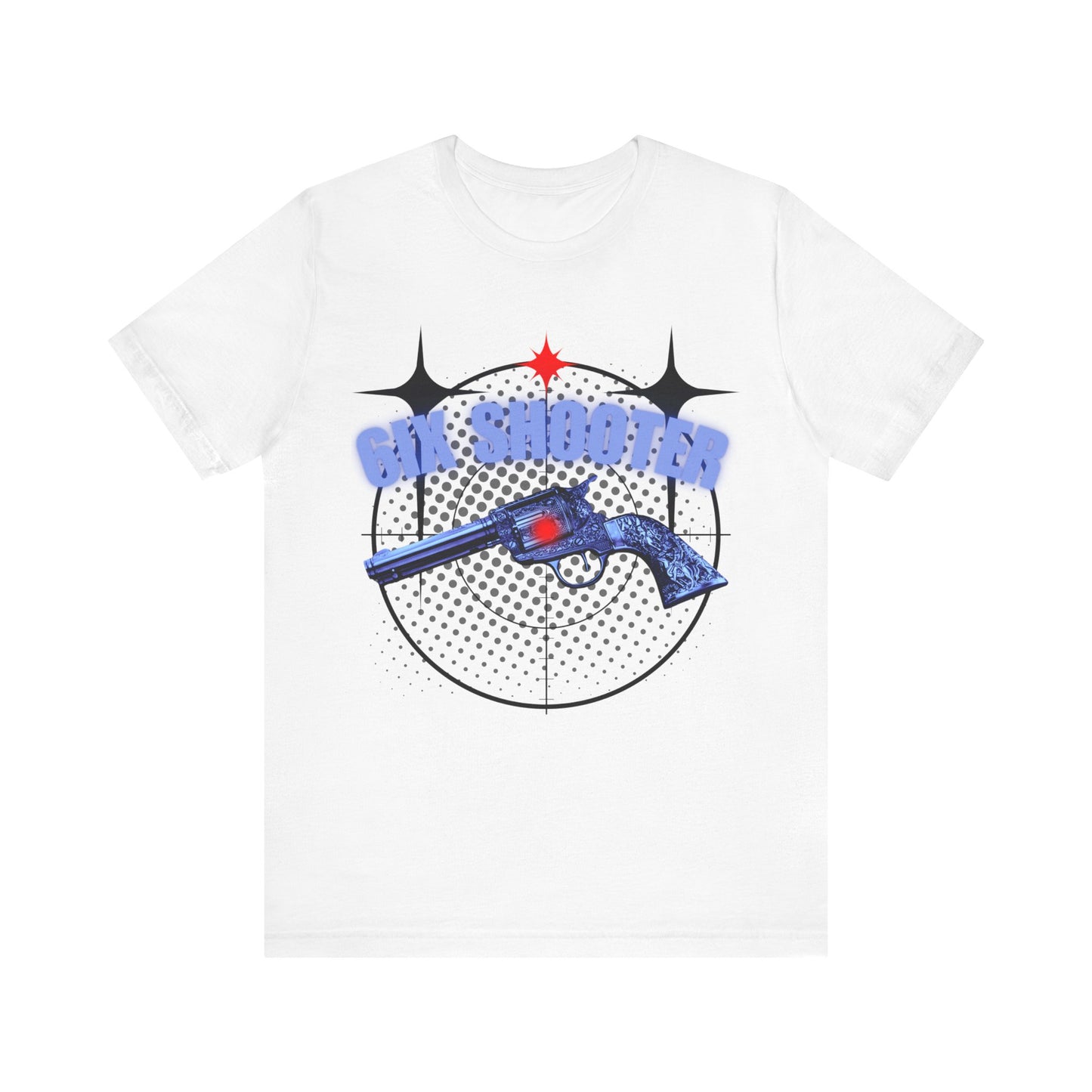 "6IX SHOOTER" Graphic T-Shirt (Design on front)