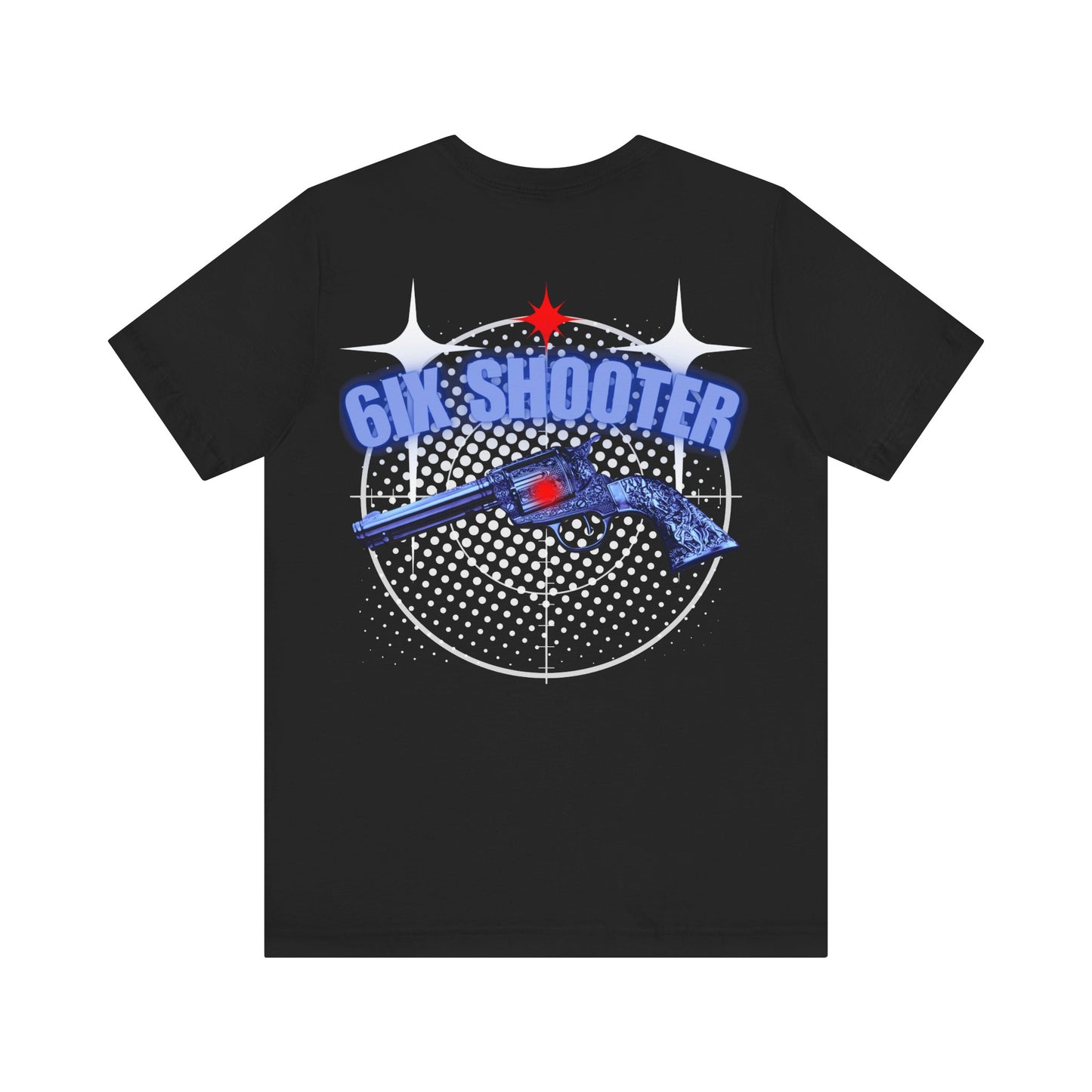 "6IX SHOOTER" Graphic T-Shirt (Design on back)